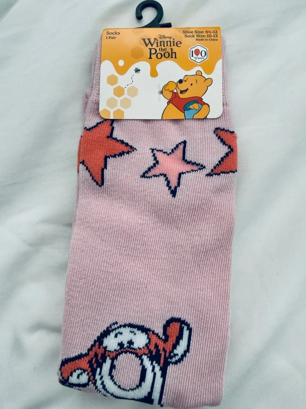 Pink Star Socks